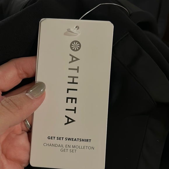 Athleta Black Get Set Sweatshirt - Picture 9 of 12